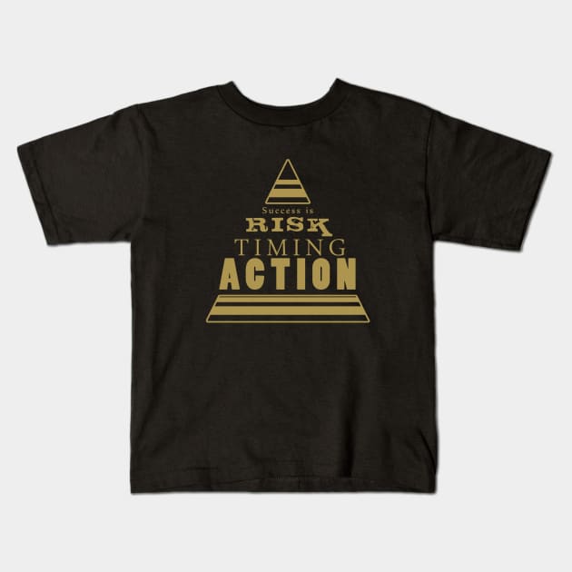 Success is... (Gold) Kids T-Shirt by adamzworld